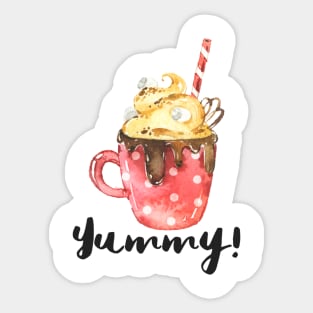 Cappuccino yummy Sticker